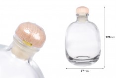 Elegantna bočica 250 ml sa čepom i termoskupljajućom kapicom