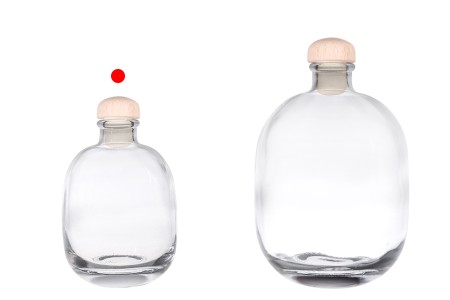 Elegantna bočica 250 ml sa čepom i termoskupljajućom kapicom-grupa_slika