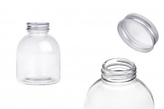 Staklena bočica okrugla 300 ml sa aluminijumskim zatvaračem - 6 kom