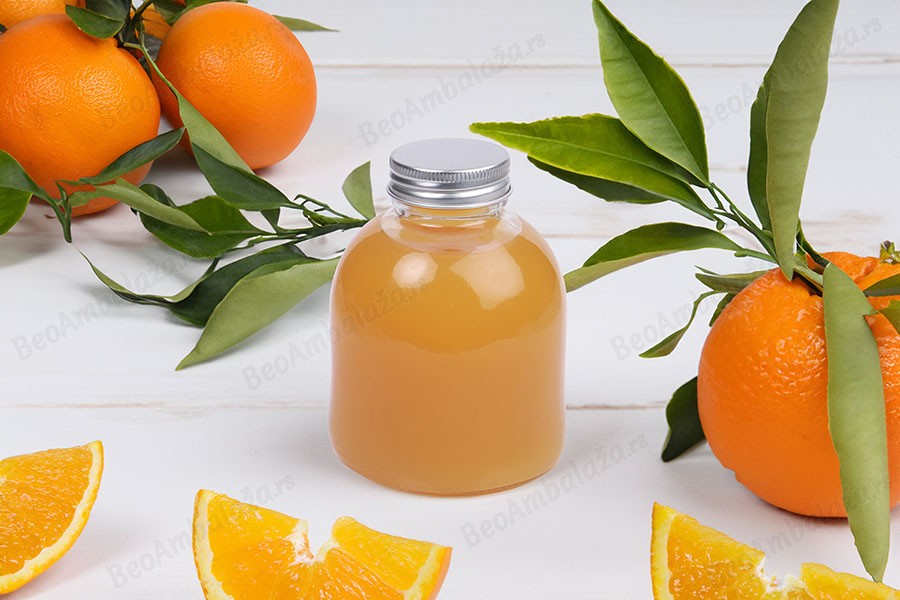 Staklena bočica okrugla 300 ml sa aluminijumskim zatvaračem - 6 kom-grupa_slika