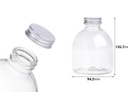 Staklena bočica okrugla 500 ml sa aluminijumskim zatvaračem - 6 kom Staklena bočica okrugla 500 ml sa aluminijumskim zatvaračem - 6 kom