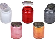 Staklena teglica sa reljefom 230 ml cilindrična sa aluminijumskim zatvaračem u različitim bojama Staklena teglica sa reljefom 230 ml cilindrična sa aluminijumskim zatvaračem u različitim bojama