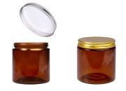 Staklena tegla 500ml karamel sa aluminijumskim zatvaračem i unutrašnjom zaptivkom - 6 kom Staklena tegla 500ml karamel sa aluminijumskim zatvaračem i unutrašnjom zaptivkom - 6 kom