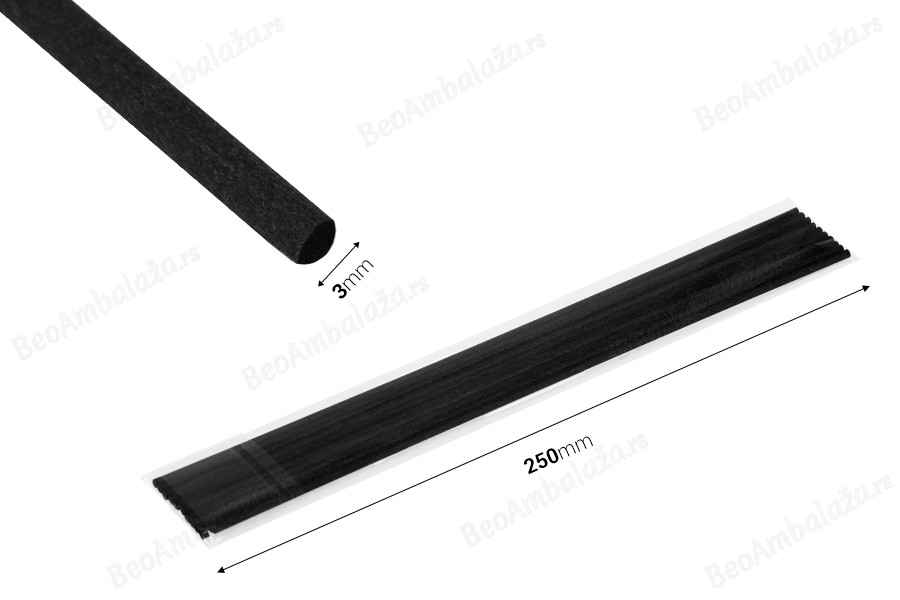 Fiber sticks - štapići 3x250 mm (meki) za osveživače prostora u više boja - 10 kom-dimenzije_slike