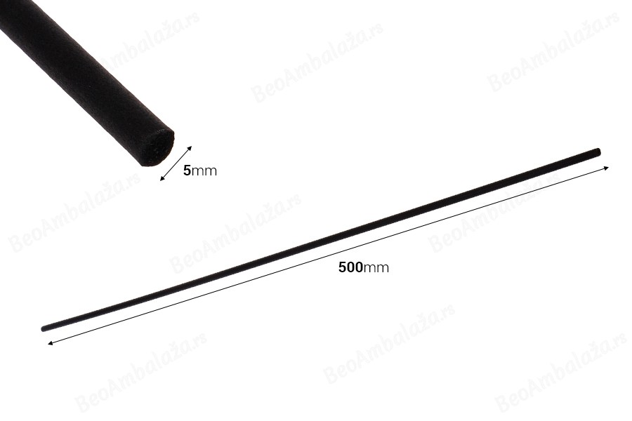 Fiber sticks - štapići 5x500 mm (meki) za osveživače prostora u više boja - 6 kom-dimenzije_slike