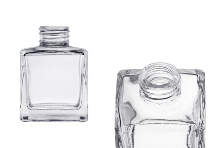 Četvrtasta staklena bočica 100 mL (PP 28), pogodna za osveživače prostora-1