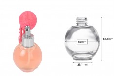 Staklena flašica 50 mL (18/415) u obliku kugle