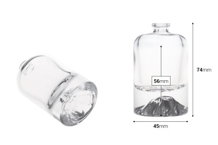 Luksuzna parfemska bočica 30 mL sa sigurnosnim Crimp zatvaranjem od 15 mm-dimenzije_slike