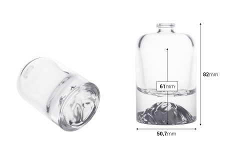 Luksuzna parfemska bočica 50 mL sa sigurnosnim Crimp zatvaranjem od 15 mm-dimenzije_slike