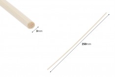 Ratan štapići 3x250 mm za osveživač prostora - 100 kom