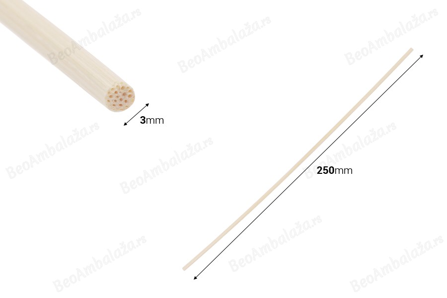 Ratan štapići 3x250 mm za osveživač prostora - 100 kom-dimenzije_slike