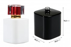 Staklena luksuzna bočica za parfeme 100 ml (15/400) u crnoj ili beloj boji