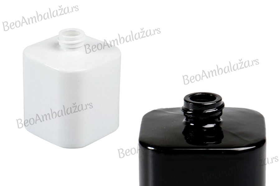 Staklena luksuzna bočica za parfeme 30 ml (15/400) u crnoj ili beloj boji