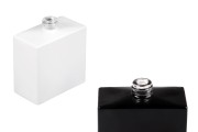 Staklena pravougaona parfemska bočica 50mL (15/400) crne ili bele boje