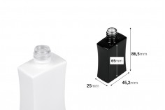 Staklena bočica za parfeme 30mL pravougaona u crnoj ili beloj boji (18/415)