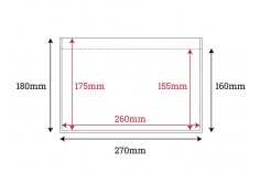 Samolepljive koverte za kurirska prateća dokumenta (packing liste) 270x180 mm - 100 kom