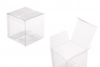 Sklopiva providna PET kutija za pakovanje 70x70x70 mm - 50 kom