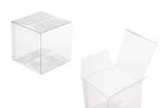Sklopiva providna PET kutija za pakovanje 70x70x70 mm - 50 kom