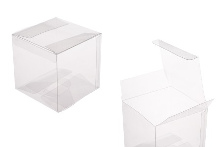 Sklopiva providna PET kutija za pakovanje 90x90x90 mm - 50 kom-1