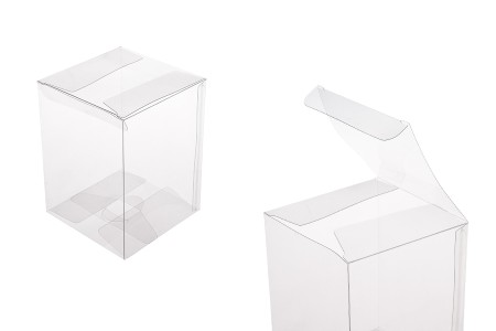 Sklopiva providna PET kutija za pakovanje 90x90x120 mm - 50 kom-slika_proizvoda