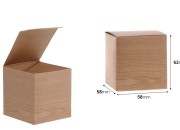Kartonska kutija 58x58x62mm u dezenu drveta, za teglice za kreme od 30mL ili 50mL - 50 kom Kartonska kutija 58x58x62mm u dezenu drveta, za teglice za kreme od 30mL ili 50mL - 50 kom