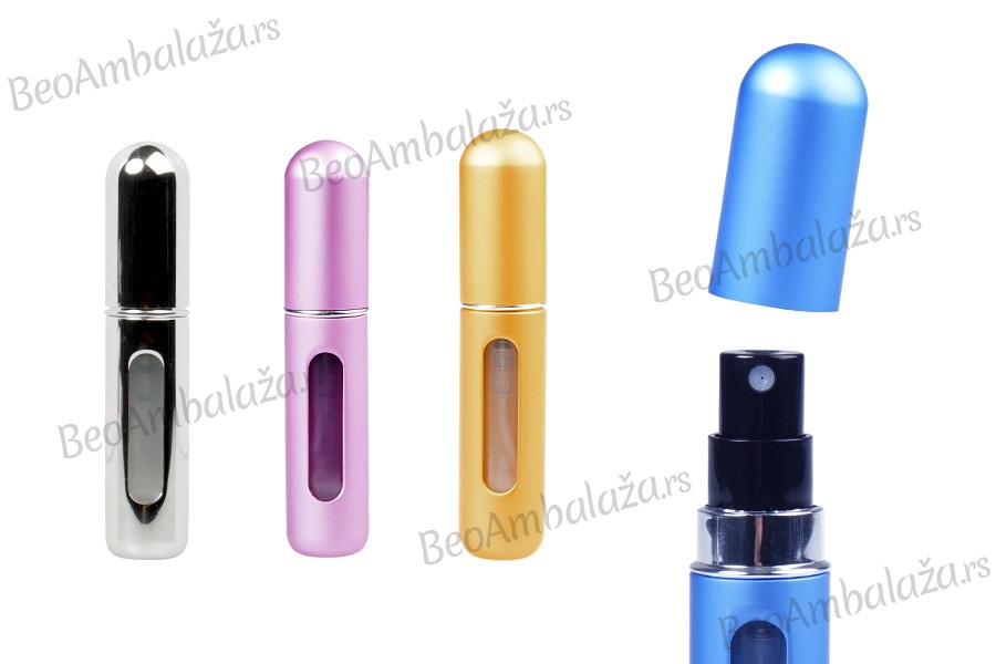 Bočica sa sprejom za parfeme 5mL (punjenje direktno iz flaše) Bočica sa sprejom za parfeme 5mL (punjenje direktno iz flaše)