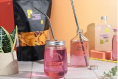 Providna plastična (PET) ambalaža 350 mL sa aluminijumskim zatvaračem (sa rupom za slamčicu) - 6 kom