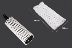 Zaštitna obloga od penastog materijala (mreža) 240x100 mm za flaše - 150 kom