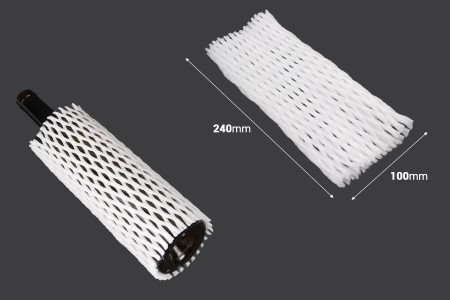 Zaštitna obloga od penastog materijala (mreža) 240x100 mm za flaše - 150 kom-dimenzije_slike