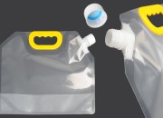 DoyPack kesa za tečnosti 2,5 L providna sa belim sigurnosnim zatvaračem i ručkom – 10 kom DoyPack kesa za tečnosti 2,5 L providna sa belim sigurnosnim zatvaračem i ručkom – 10 kom