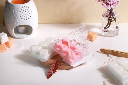 Plastični (PET) kalup sa 6 mesta za srca od voska (melts) - 20 kom-3