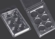 Plastični (PET) kalup sa 6 mesta za krugove voska (melts) - 20 kom Plastični (PET) kalup sa 6 mesta za krugove voska (melts) - 20 kom