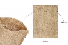 Vrećica 130x180 mm od lana u prirodnoj boji – 25 kom