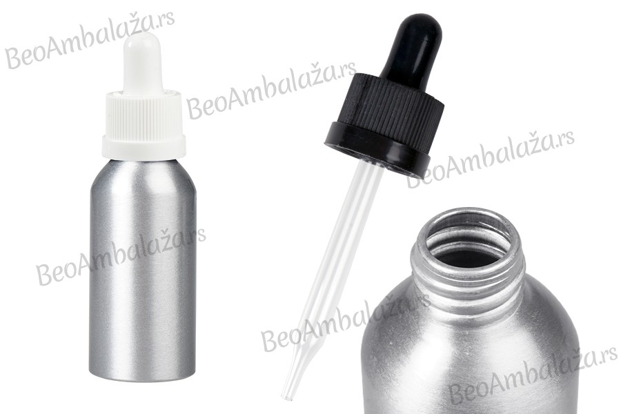 Aluminijumska bočica 30mL sa CRC pipetom - 6 kom