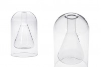 Staklena dupla vaza 220ml od duvanog stakla pogodna za osveživače prostora
