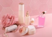 Luksuzna bež mat staklena teglica 30mL za kreme sa zatvaračem i plastičnim međupoklopcem Luksuzna bež mat staklena teglica 30mL za kreme sa zatvaračem i plastičnim međupoklopcem