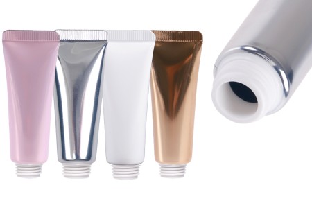Plastična tuba 10 ml (široko grlo) u različitim bojama sa unutrašnjim aluminijumskim premazom – 12 kom-slika_proizvoda