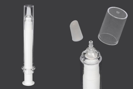 Airless tubica - akrilni špric 20mL za kozmetičku upotrebu, sa zatvaračem - 6 kom-slika_proizvoda