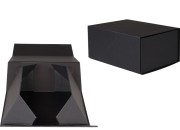 Crna kartonska kutija sa magnetnim zatvaranjem 185x135x82 mm - 20 kom Crna kartonska kutija sa magnetnim zatvaranjem 185x135x82 mm - 20 kom