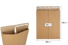 Papirna kesa (300gsm) 280x345  mm sa samolepljivim zatvaranjem - 20 kom