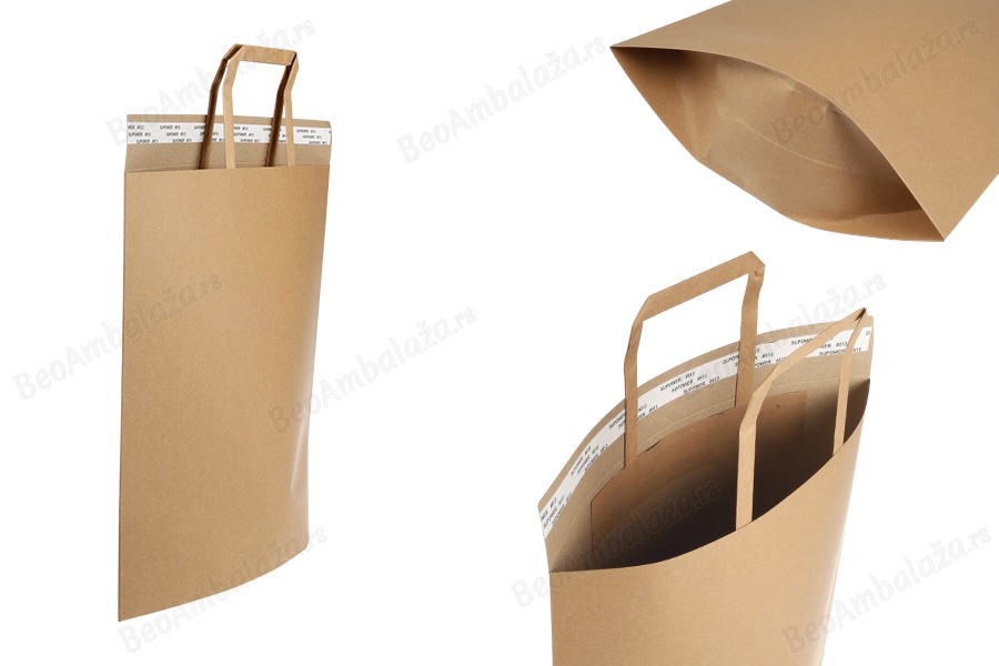 Papirna kesa (300gsm) 300x350 mm sa unutrašnjom ručkom i samolepljivim zatvaranjem - 20 kom-slika_proizvoda
