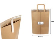 Papirna kesa (300gsm) 350x400 mm sa unutrašnjom ručkom i samolepljivim zatvaranjem - 20 kom Papirna kesa (300gsm) 350x400 mm sa unutrašnjom ručkom i samolepljivim zatvaranjem - 20 kom