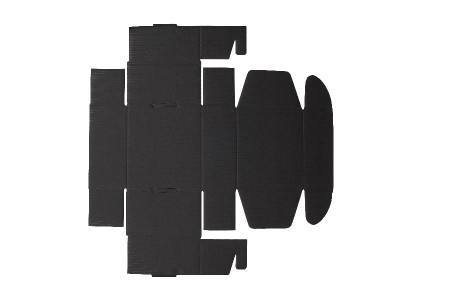 Kutija od kraft papira u crnoj boji 130x120x60mm bez prozora - 20 kom-6