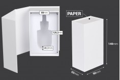 Luksuzna bela kutija 90x140x55mm sa magnetnim zatvaranjem, za bočicu 30mL sa šifrom: 22-1569