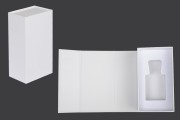 Luksuzna bela kutija 90x160x60mm sa magnetnim zatvaranjem, za bočice 50mL sa šifrom: 18-394 i 21-636.