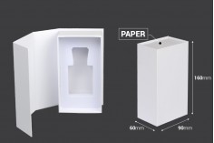 Luksuzna bela kutija 90x160x60mm sa magnetnim zatvaranjem, za bočice 50mL sa šifrom: 18-394 i 21-636.
