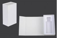 Luksuzna bela kutija 90x160x60mm sa magnetnim zatvaranjem, za bočice 100mL sa šifrom: 18-395 i 21-637.