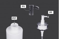 PET flaša od 100mL sa pumpicom za kreme (PP24) i poklopcem - 6 kom