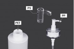 PET flaša od 150mL sa pumpicom za kreme (PP24) i poklopcem - 6 kom