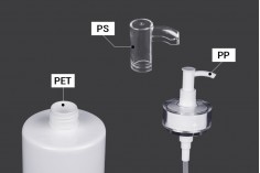 PET flaša od 300mL sa pumpicom za kreme (PP24) i poklopcem - 6 kom